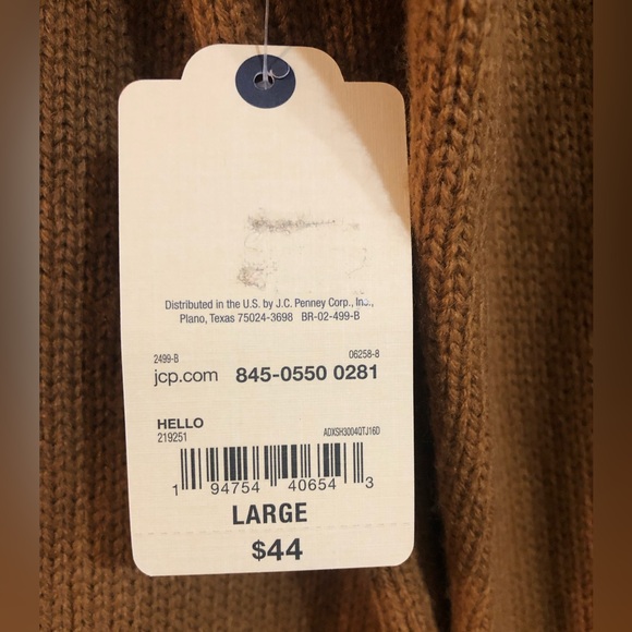 ST JOHN’S BAY HELLO SWEATER, Size L - Picture 5 of 5